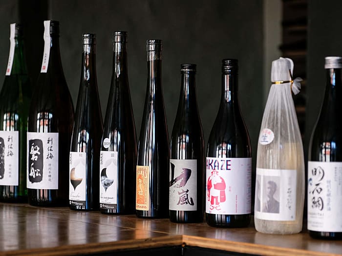 Genshu sake tasting