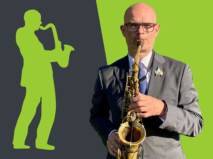 Saxophonist Sebastian Lilienthal