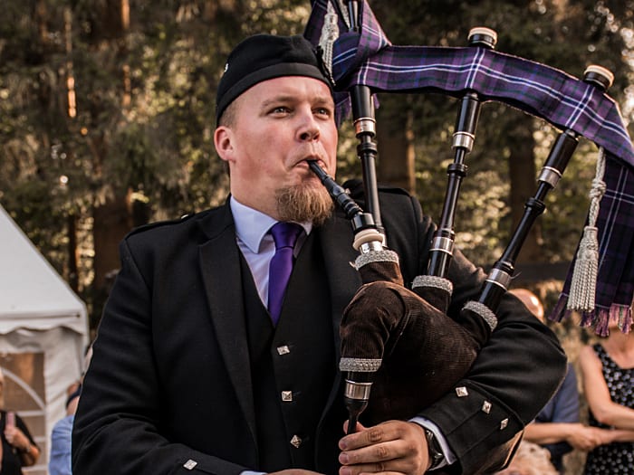 Ruhr-Piper Dudelsackspieler Björn Frauendienst