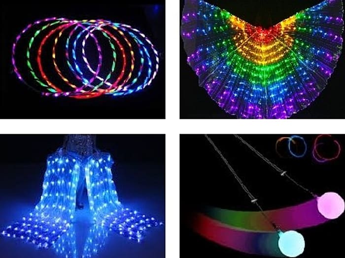 LED Licht und Tanzshow ALPHA, Sektempfang im Barock Style