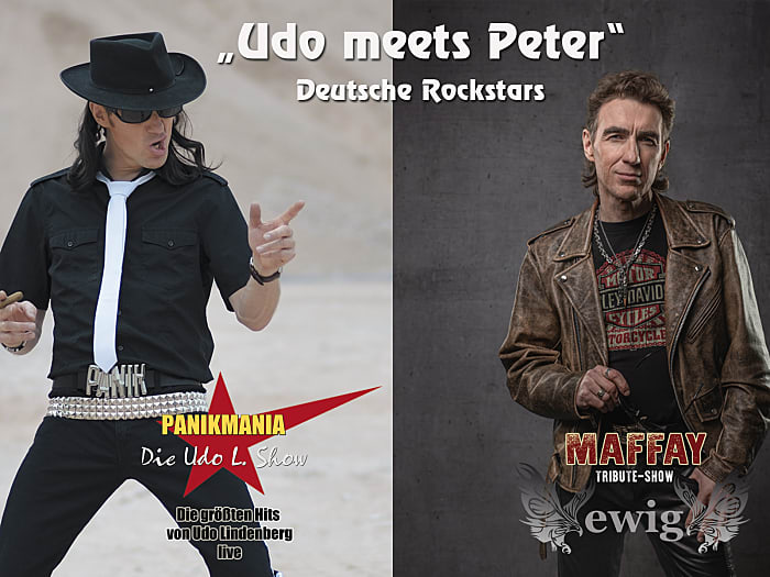 Peter Maffay ,Udo Lindenberg und Elvisdouble