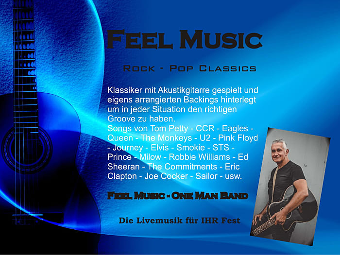 FEEL MUSIC - Acoustic One Man Band