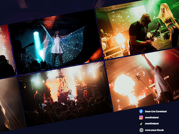 SNOW - die Live- & Partyband mit der spektakulären Bühnenshow