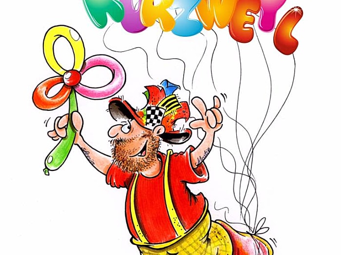 HERR KURZWEYL - BALLONMODELLAGE Glitzer Tattoos Seifenblasen