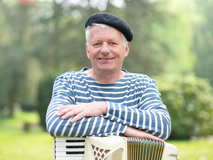 Akkordeonist Martin Gehrmann
