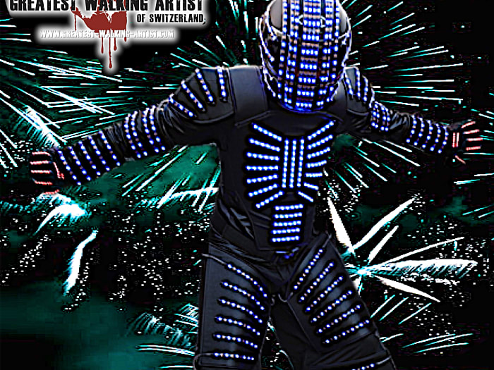 LED Robot Crew Switzerland