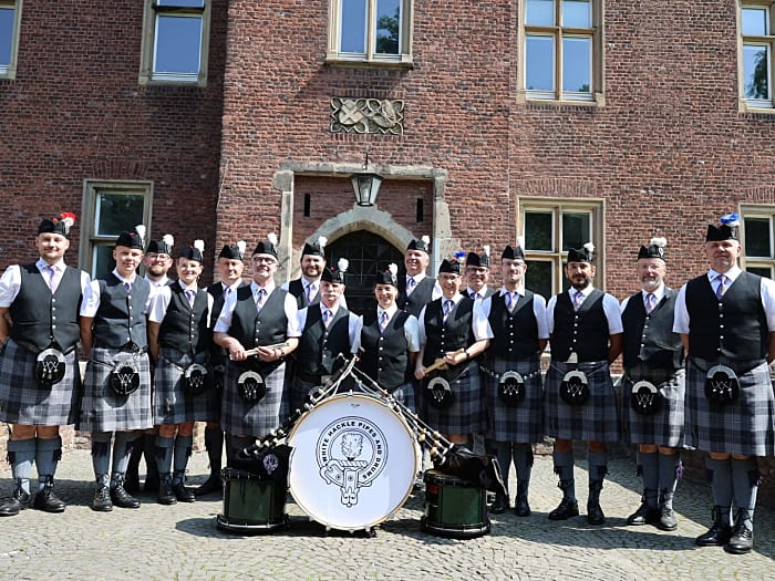 White Hackle Pipes and Drums