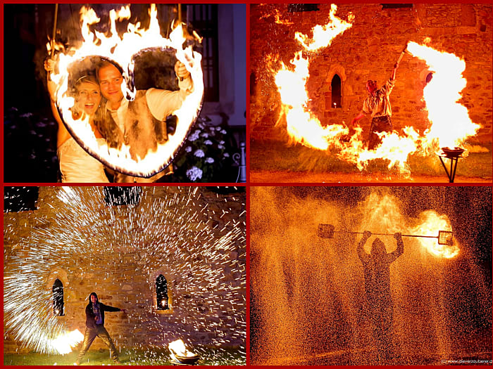 Die Verzauberer Feuershow