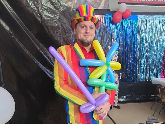 Mr. Rainbow and Fire