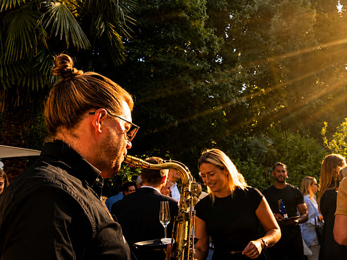 Saxophonist Pablo Martínez
