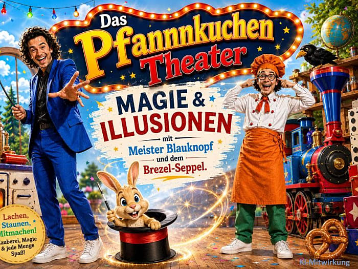 Das "PFANNKUCHENTHEATER" Magische Kindershow & Zauberei, Clown & Spaß