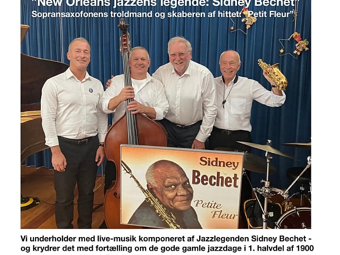 Bechets Fantasy Quartet -Musikforedrag Live musik