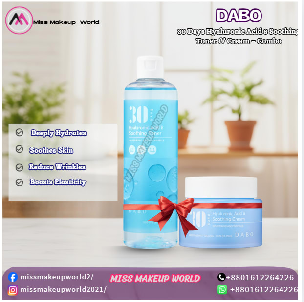 DABO 30 Days Hyaluronic Acid & Soothing Toner & Cream – Combo