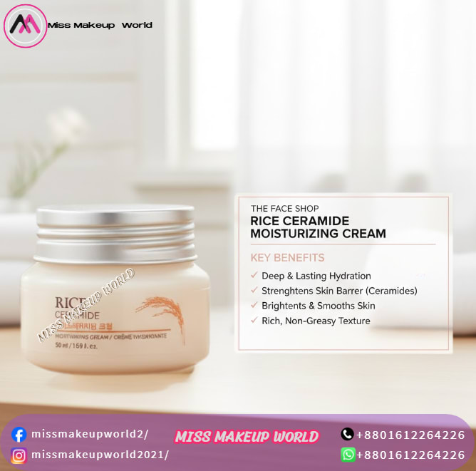 The Face Shop Rice & Ceramide Moisturizing Cream 50ml image 2