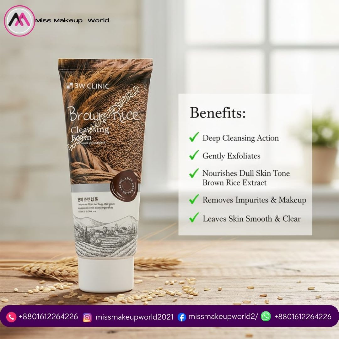 3w Clinic Brown Rice Foam Cleansing 100ml