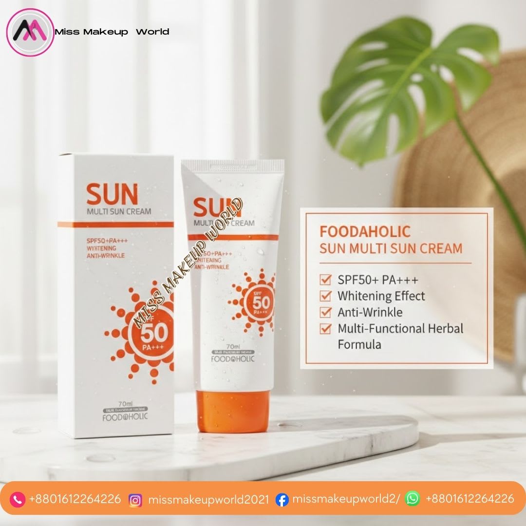 Foodaholic sun multi sun cream spf 50 pa ++