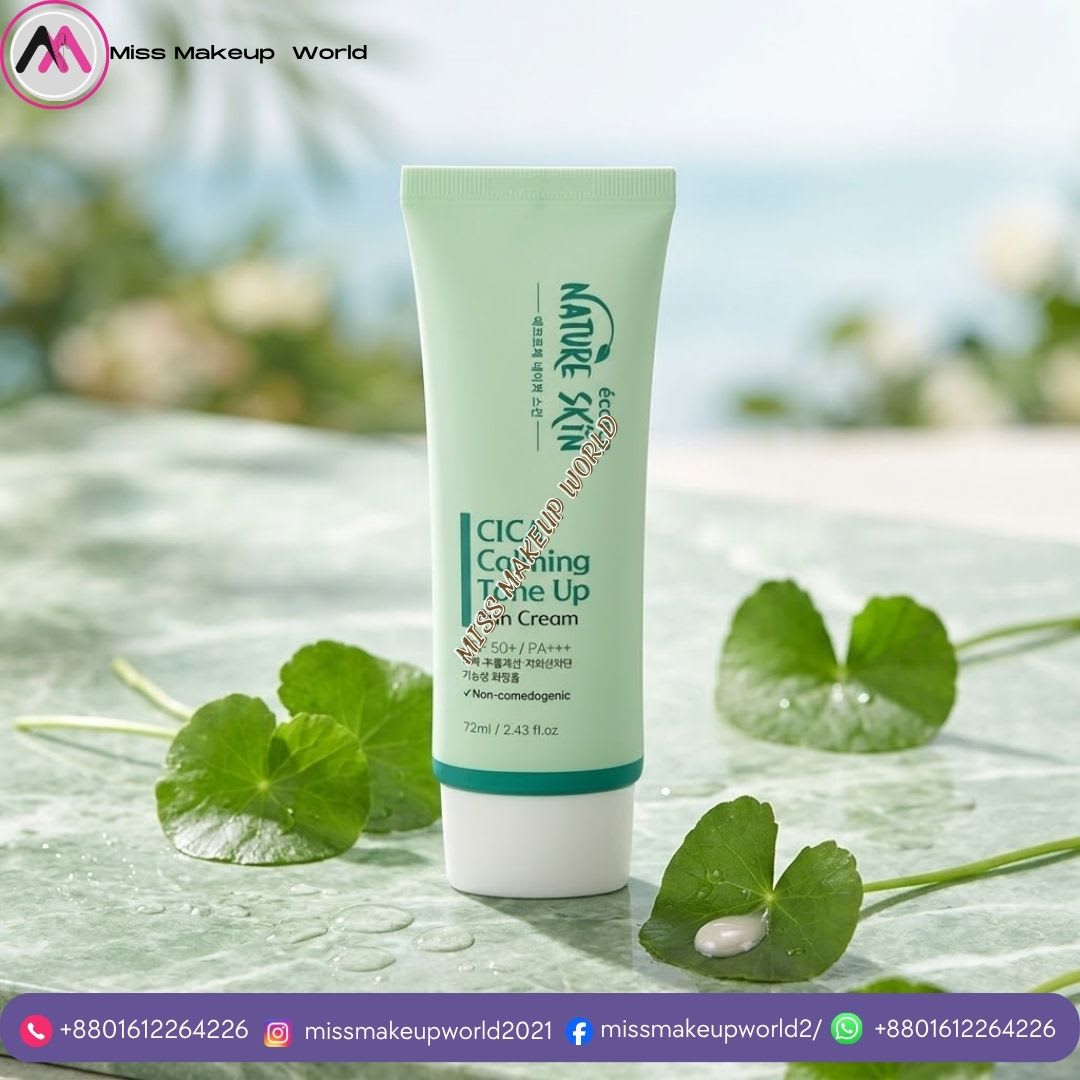 Nature Skin CICA Calming Tone Up Sun Cream for sensitive skin - Miss Makeup World