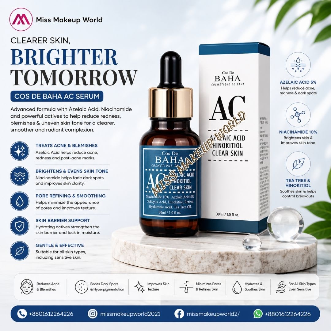 Cos De BAHA Azelaic Acid Hinokitiol Clear Skin Serum AC 30ml