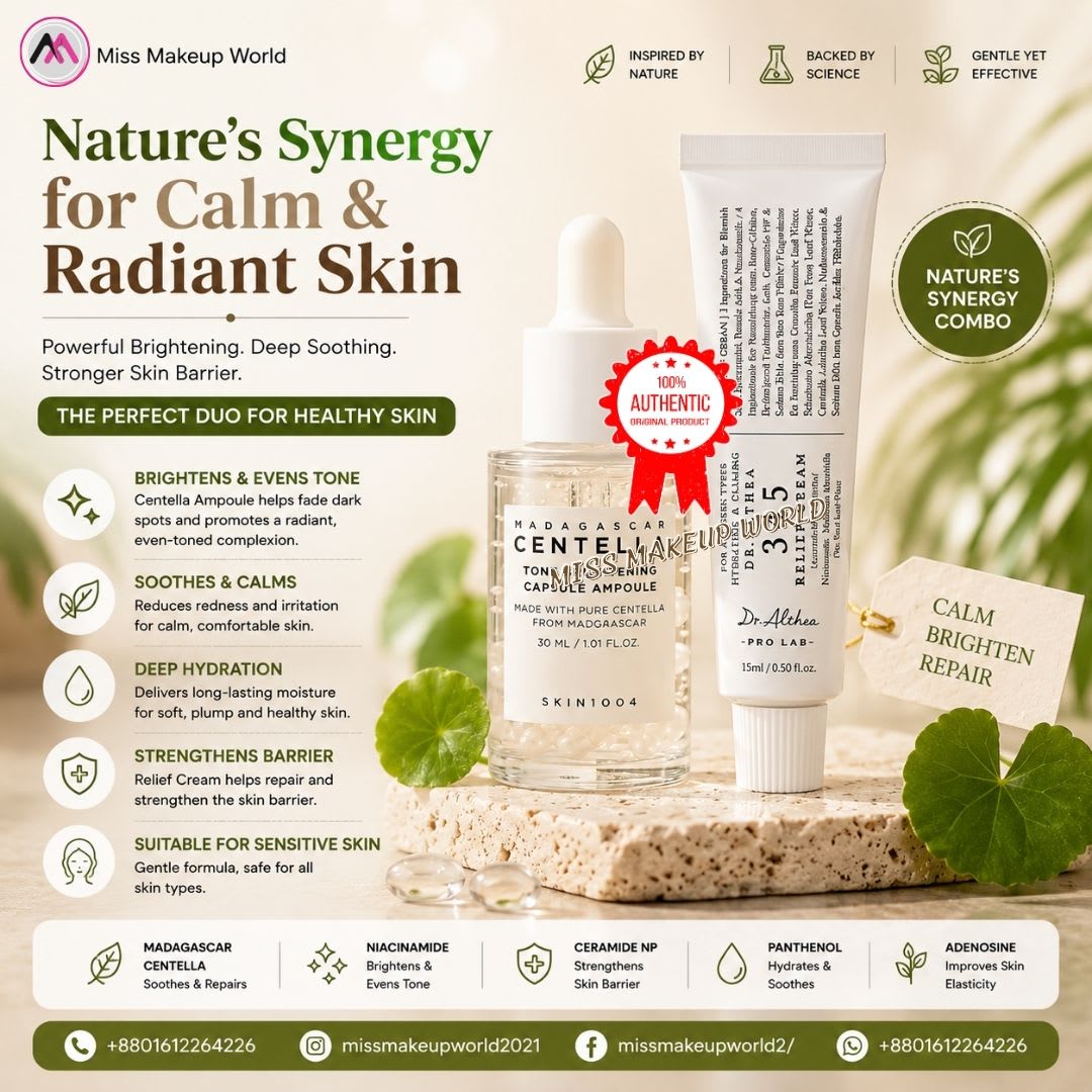 Spotless Glow Combo Dr.Althea 345 & SKIN1004 Ampoule BD