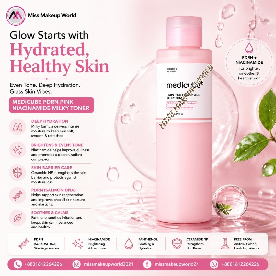 Medicube PDRN Pink Niacinamide Milky Toner 150ml