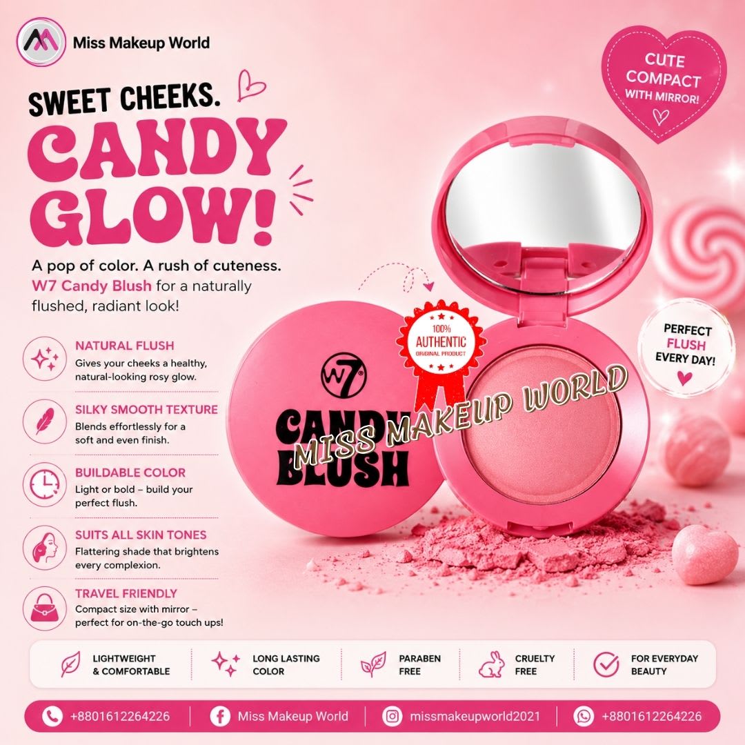 W7 Candy Blush Scandal