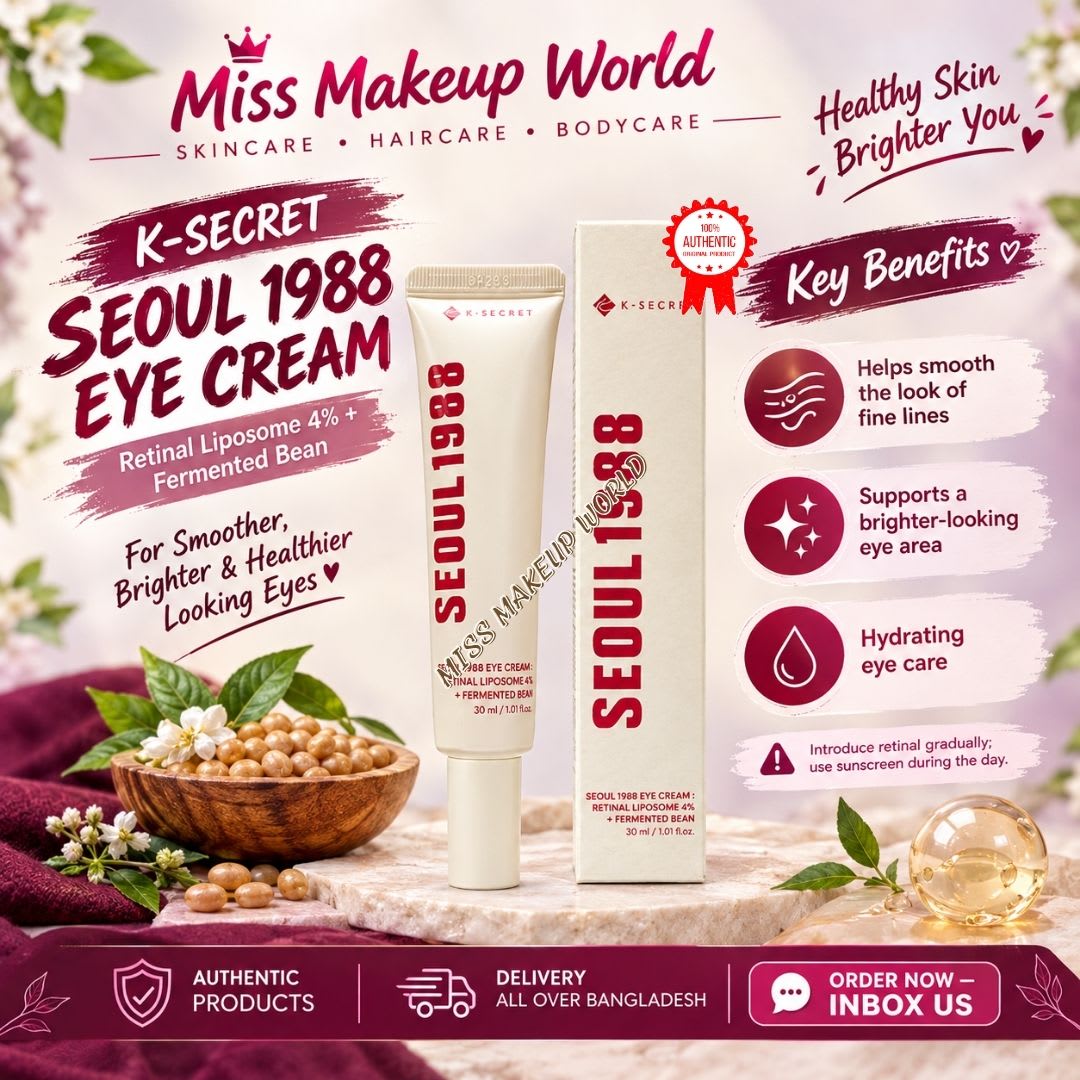 k-secret seoul 1988 eye cream retinal liposome 4% + fermented bean - image 2