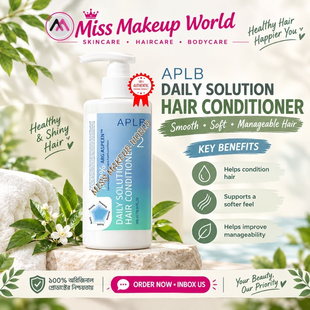 APLB Daily Solution Hair Conditioner 300ml with Centella Asiatica and plant oils