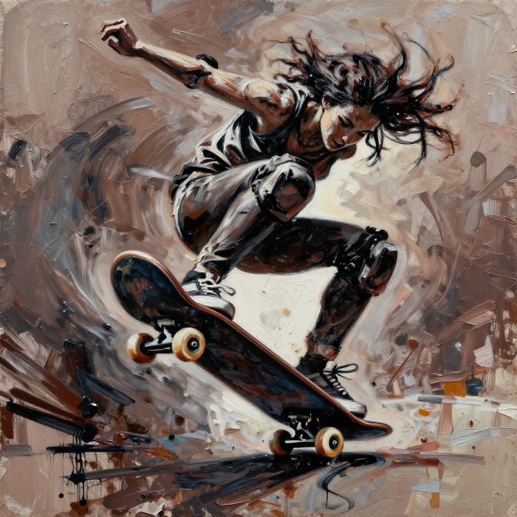 Skateboarding Flight