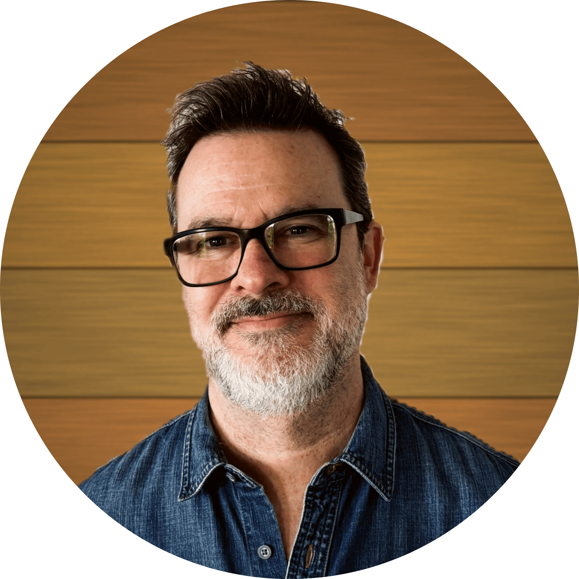 Portrait of Sean McCusker, Director of Development at New School