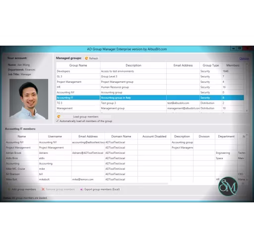 Albus Bit AD Group Manager Enterprise 1.3.0.0 - Discount 20% OFF