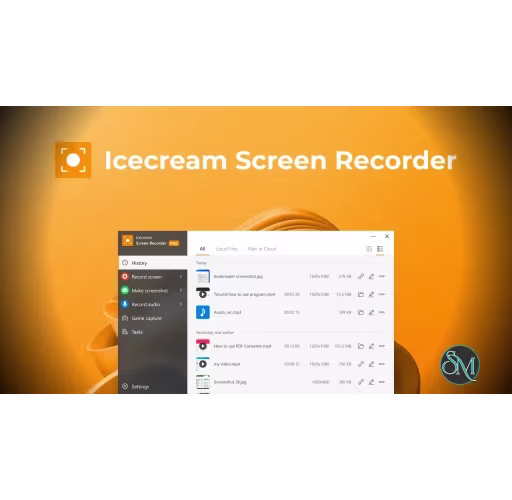 Icecream Screen Recorder 7.48 PRO - Yearly - Discount 15% OFF