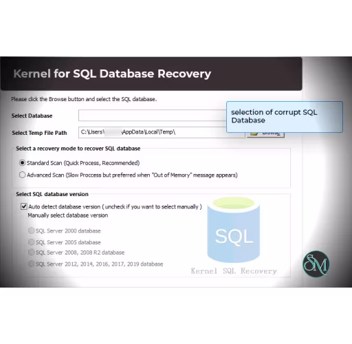 Kernel SQL Database Recovery 25.0 - Technician License - Discount 25% Off