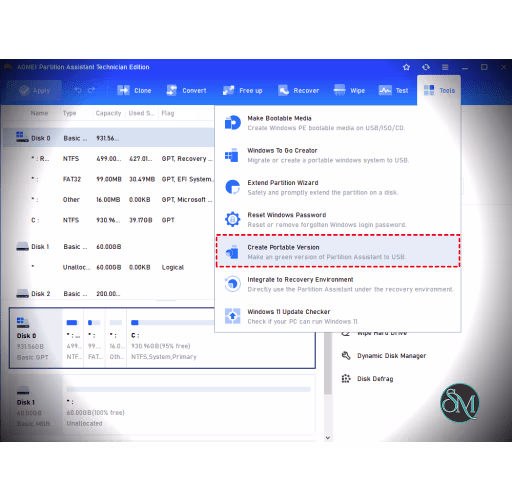 AOMEI Partition Assistant 10.10.1 Technician (Yearly / Unlimited PCs & Servers) - Discount 30% Off