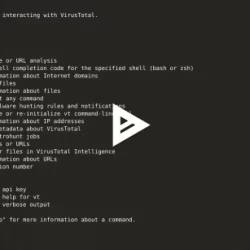 VirusTotal CLI 1.3.1