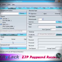 KRyLack ZIP Password Recovery 3.70.69 - Discount 20% Off