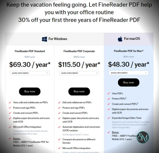 ABBYY - FineReader PDF Back 2 Work Sale 2026 - 30% Discount