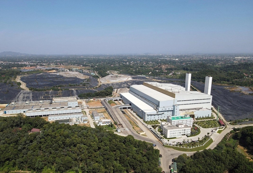 Nhà máy điện rác Sóc Sơn (Hà Nội) nhìn từ trên cao Thu hút đầu tư xử lý chất thải rắn đô thị: Đột phá chính sách giải bài toán hạ tầng môi trường-Ảnh 2