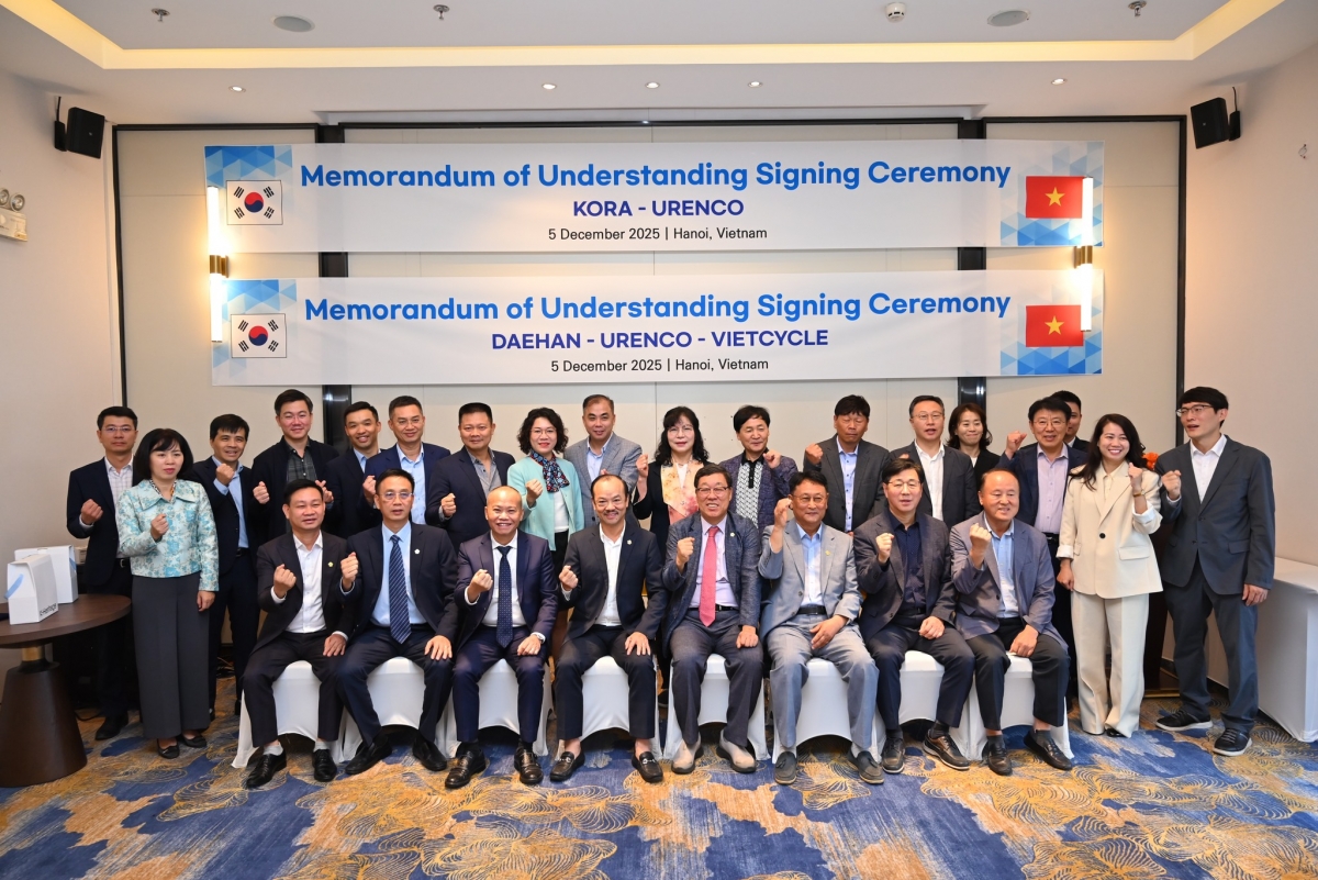 Urenco Hà Nội hợp tác chiến lược nâng tầm ngành tái chế nhựa Việt Nam