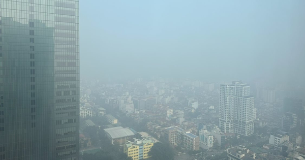 Sáng 17/12, chất lượng không khí Hà Nội lại chạm ngưỡng xấu