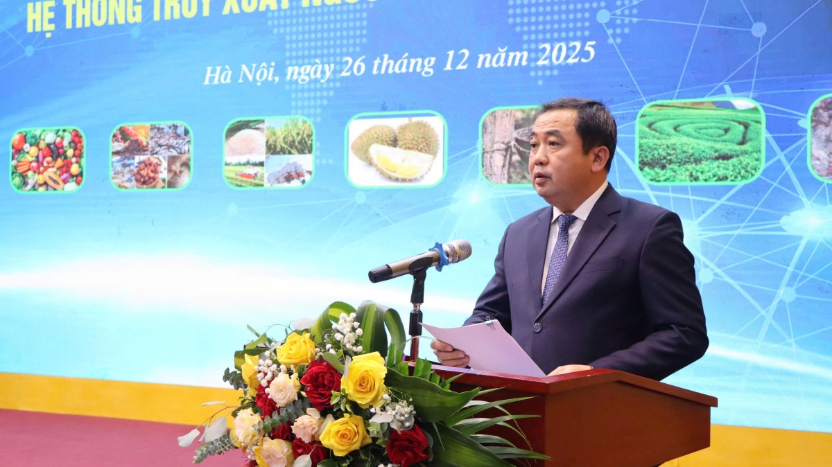 Chính thức ra mắt hệ thống truy xuất nguồn gốc nông sản Việt Nam Chính thức ra mắt hệ thống truy xuất nguồn gốc nông sản Việt Nam