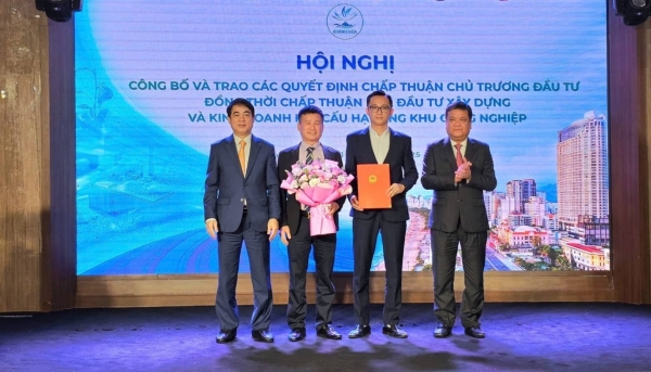 Khánh Hòa trao chủ trương đầu tư 3 khu công nghiệp: Mở rộng không gian phát triển theo hướng xanh và bền vững