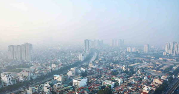 Sáng nay (8/1), chất lượng không khí Hà Nội xấu trở lại