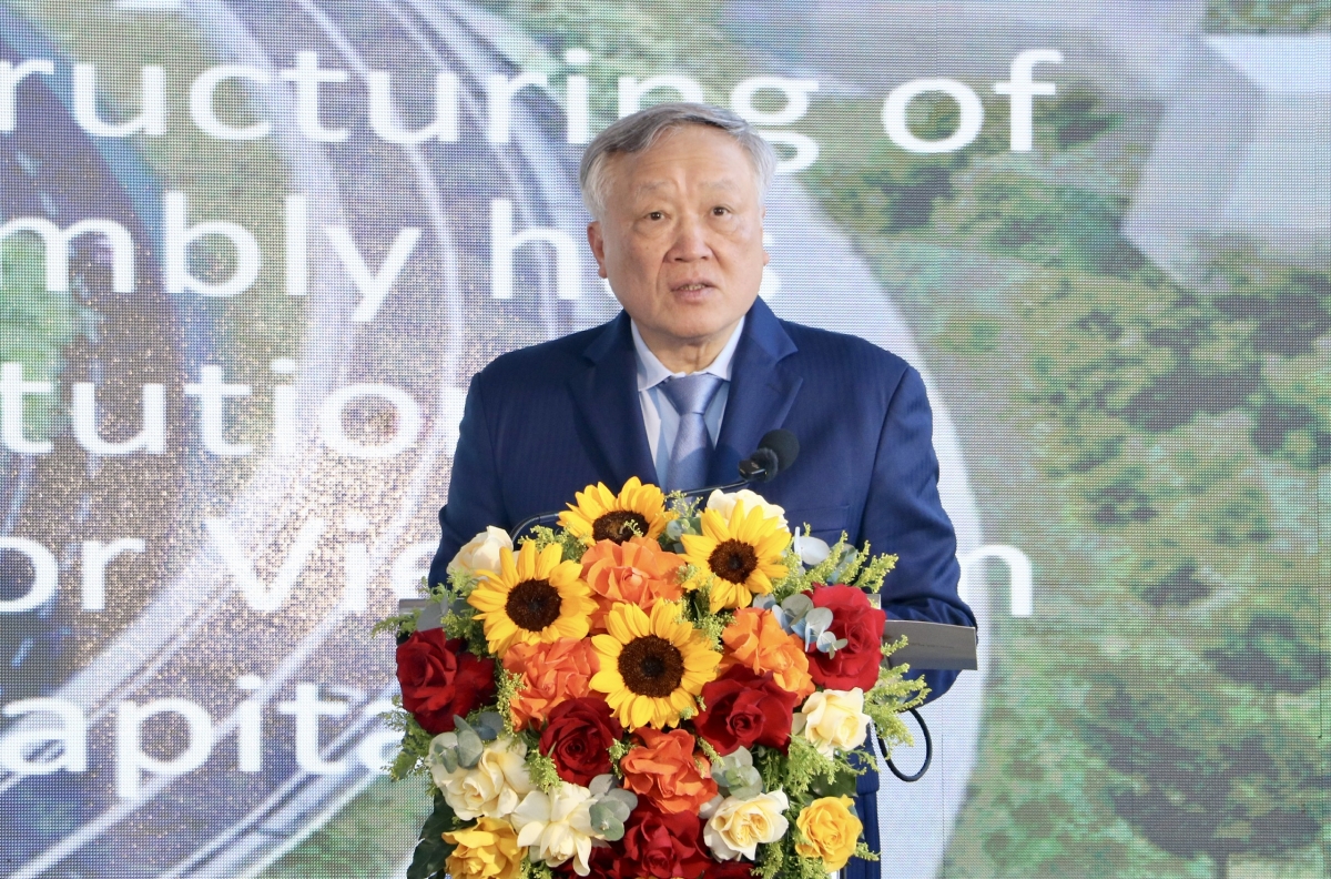 Phó Thủ tướng Thường trực chính phủ Nguyễn Hòa Bình phát biểu chỉ đạo tại buổi lễ Phó Thủ tướng Thường trực chính phủ Nguyễn Hòa Bình phát biểu chỉ đạo tại buổi lễ