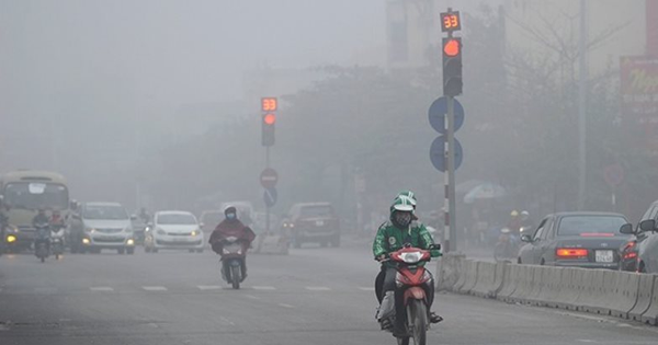 Ô nhiễm không khí bao trùm nhiều tỉnh, thành miền Bắc trong sáng 15/1