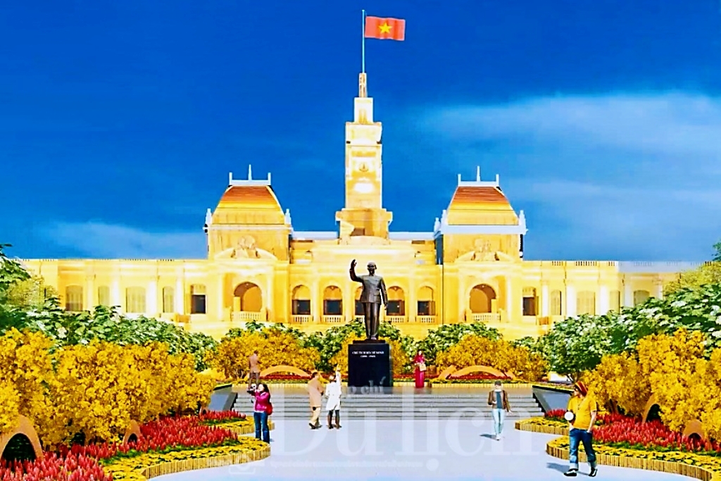 Khi “bản sắc Tết” hòa cùng “cam kết xanh” ở Đường hoa Nguyễn Huệ 2026