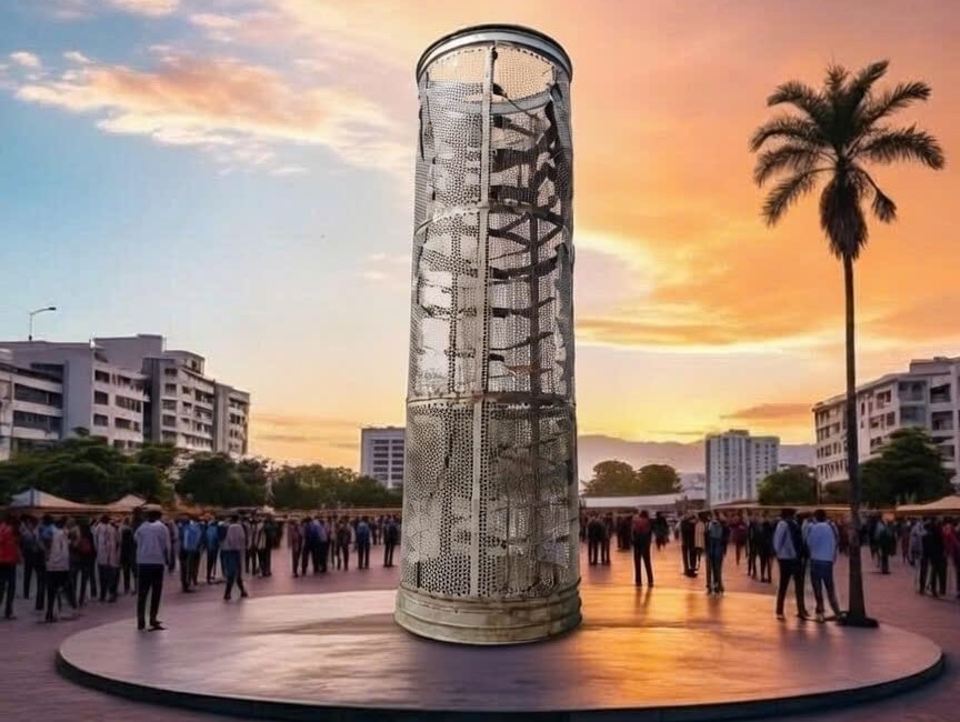 Máy xử lý rác và cuộc “di cư” ngoạn mục vào thánh đường nghệ thuật