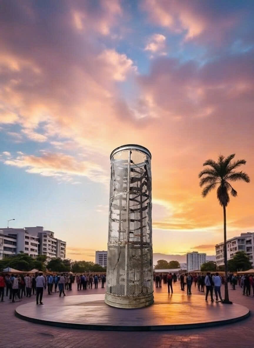 Máy xử lý rác và cuộc “di cư” ngoạn mục vào thánh đường nghệ thuật