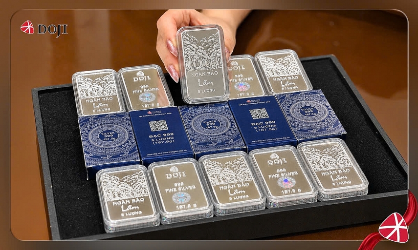 Đầu tư Bạc thuận tiện cùng hệ thống phân phối toàn quốc Ngân Bảo DOJI Đầu tư Bạc thuận tiện cùng hệ thống phân phối toàn quốc Ngân Bảo DOJI