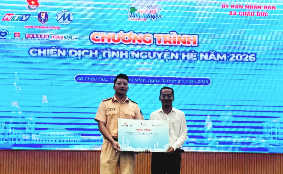 TP. Hồ Chí Minh: Gieo ý thức giao thông, lan tỏa yêu thương ở xã Châu Đức TP. Hồ Chí Minh: Gieo ý thức giao thông, lan tỏa yêu thương ở xã Châu Đức