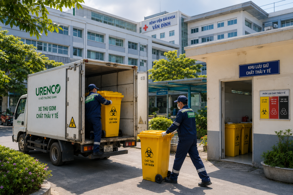 Chất thải y tế sau cánh cửa bệnh viện Chất thải y tế sau cánh cửa bệnh viện